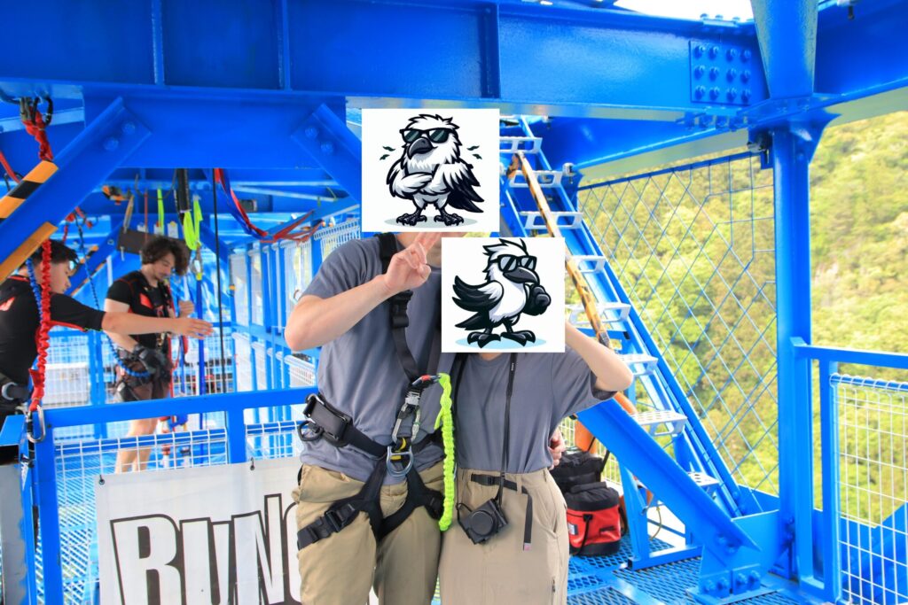 竜神バンジー100mのジャンプ台の写真