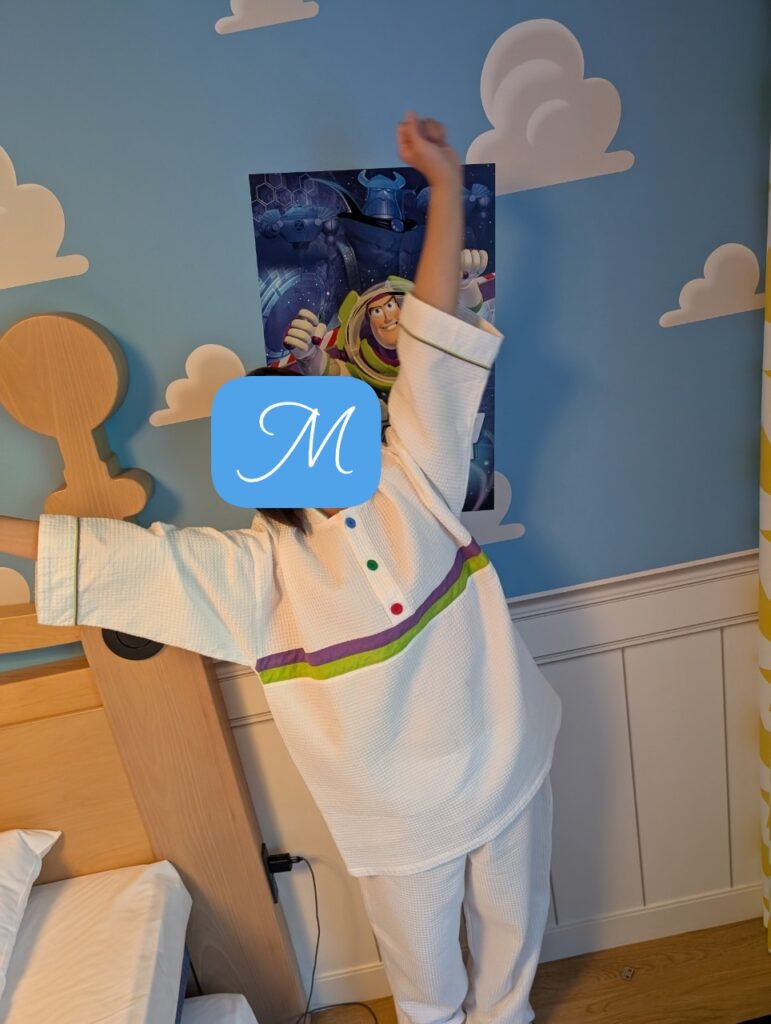 トイストーリーホテル 客室 パジャマ